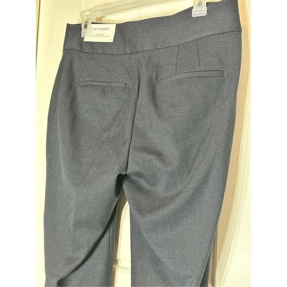 Ann Taylor NWT “The Trouser in curvy” dark gray pants size 4 - Picture 5 of 8